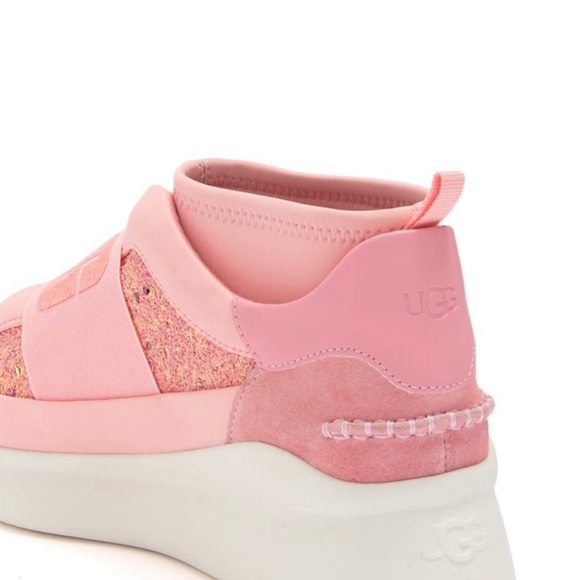 NIB Ugg Womens’s Neutra Chunky Glitter Sockliner Sneaker - Size 10 - Picture 5 of 9